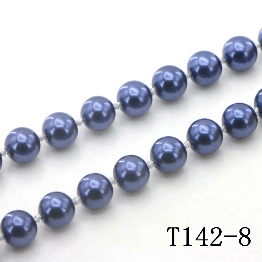 Natural pearl necklace, South China baroque pearl mother's gift jewelry necklace 925 silver pure gold necklace (43)