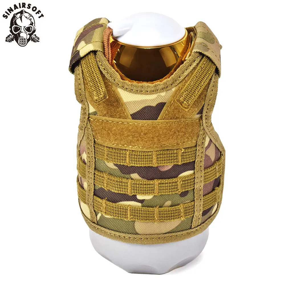

SINAIRSOFT Tactical Beer Military Molle bottle cover vest Beverage Cooler Christmas dress up accessories Halloween Party LY2074