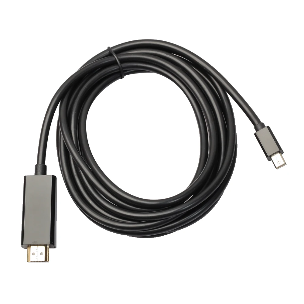 

3M/10Ft Thunderbolt Mini DisplayPort DP to HDMI Adapter Cable For Mac Book