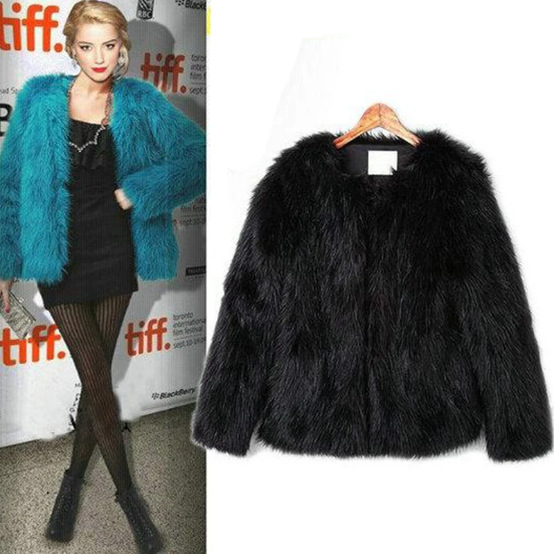 Wholesale! 4XL 5XL Hot sell 2018 New arrival Trendy Candy Faux Fur Coat Women's Fashion Slim Casual Party Jacket Coats PC105