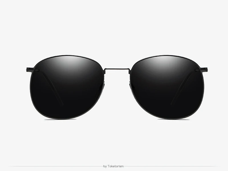 Toketorism Ретро Поляризованные мужские и женские солнцезащитные очки, брендовые дизайнерские антибликовые очки uv400, очки пилота 0506