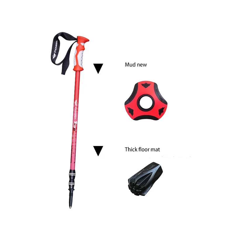 Ceny Nowy matowy kijki trekkingowe Camping Outdoor kijki trekkingowe do Nordic Walking piesze wycieczki Naturehike Antishock kijki trekkingowe lub osoby w podeszłym wieku