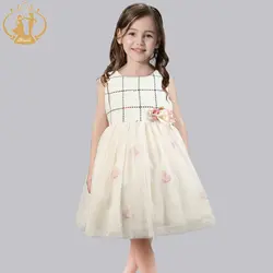 Nimble/платье для девочек, vestido roupas infantis menina robe fille, платье с единорогом для вечерние, платье принцессы, одежда для маленьких девочек