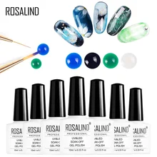 ROSALIND гель 1S 10 мл Цветочный лак для ногтей УФ светодиодный лак для маникюра полуперманентные Лаки