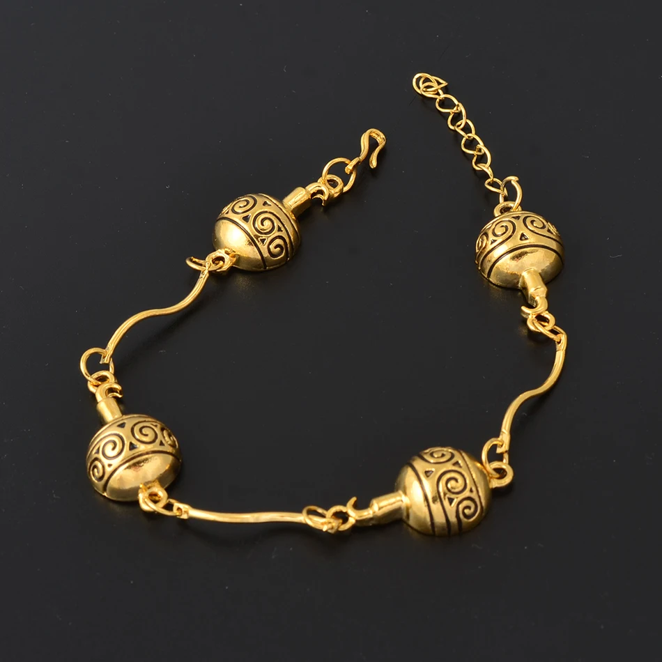 Anniyo длина 22 см фоны браслеты с подвесками для женщин или девочек-подростков, ювелирные изделия в виде подарка#159506