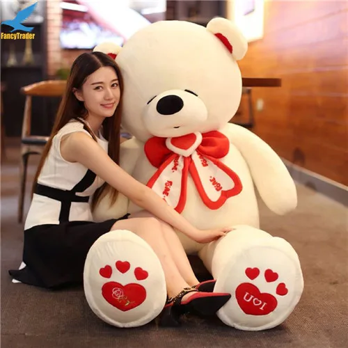 Fancytrader Giant Teddy Bear Stuffed Big Plush Valentines Day Bear I Love You Toys Animals Great Gift for Kids & Lover FT16401 (4)
