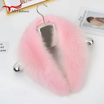 

Real fox fur collar suit collar men women winter whole leather 100% fox fur fashion warm comfortable coat female shawl hot sale