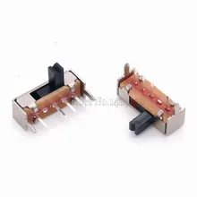 10 шт. SK13D07VG4 DC 50 в 0.5A 4 Pin PCB 3 позиции SP3T 1P3T мини слайд-переключатель правый угол 4 мм ручка высокая