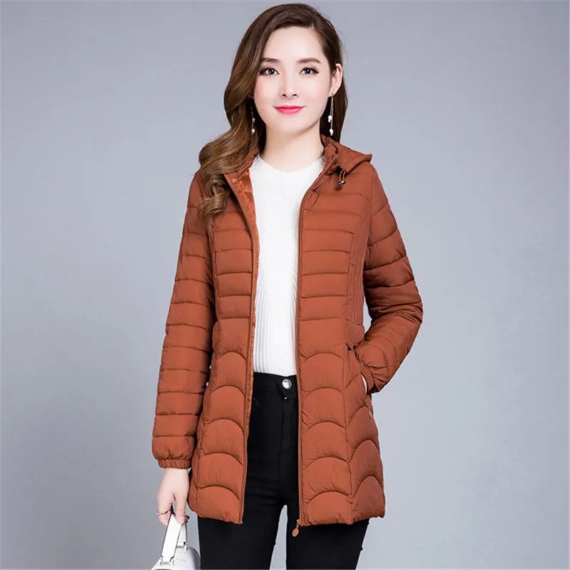 

Winter Coat Women Black Caramel XL 6XL Plus Size Loose Hooded Parkas 2019 New Fashion Korean Slim Down Jackets Feminina LD1140