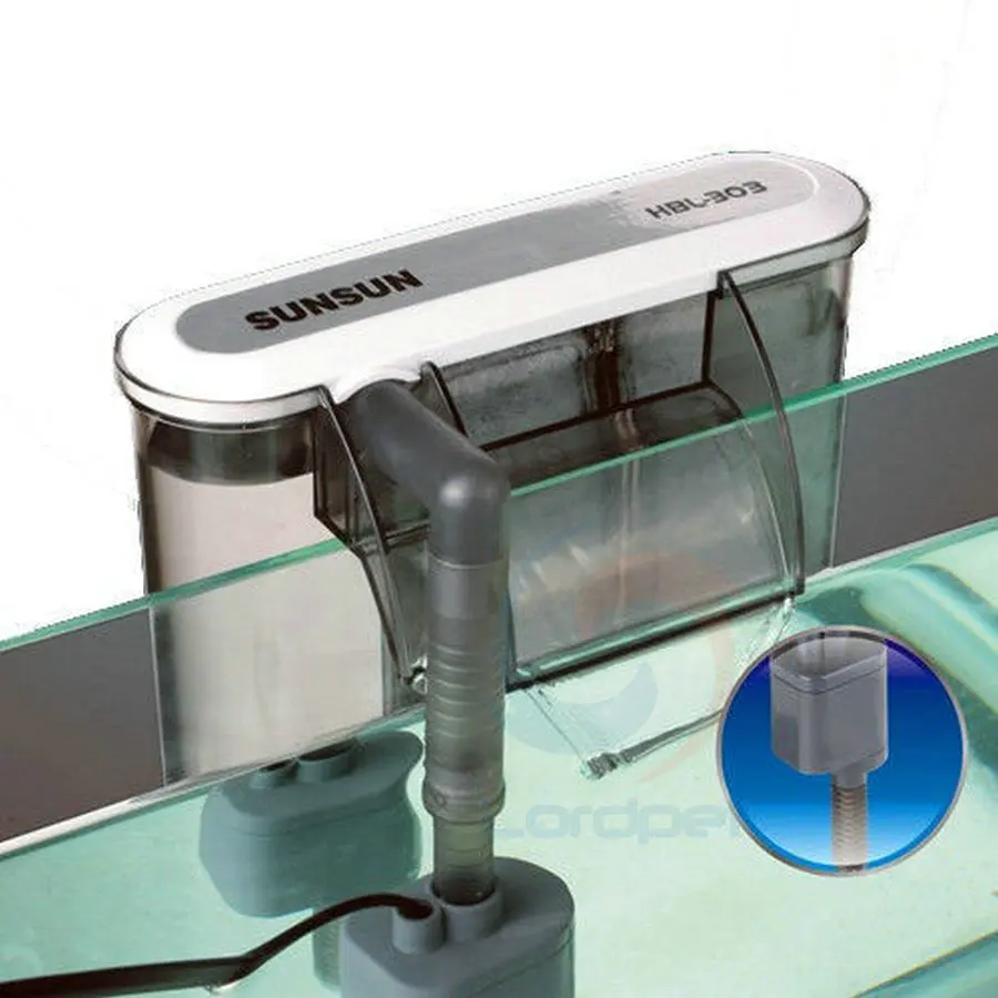 SUNSUN HBL 303 Hang на задней варочной панели Power Slim Filter 350L/H аквариумные рыбки бак