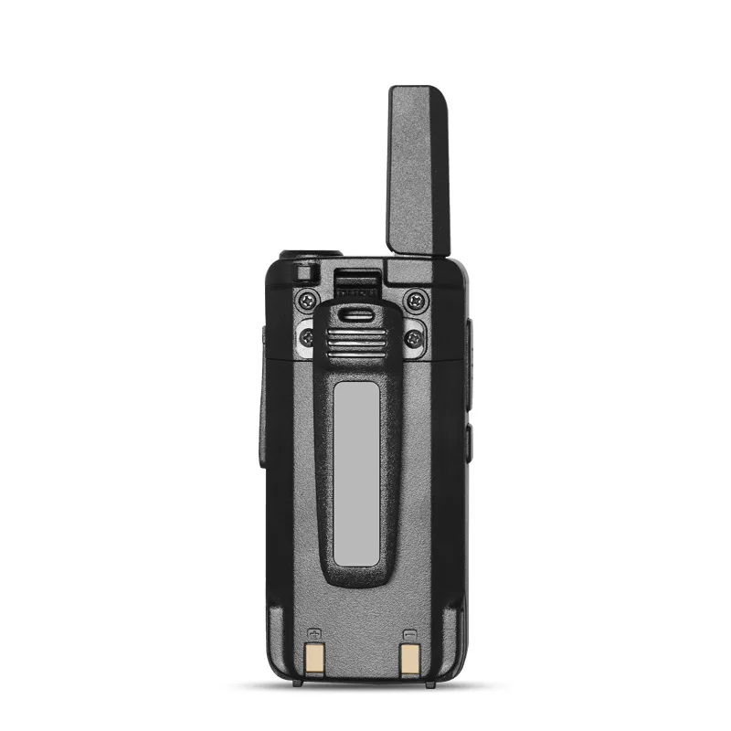 YongSun Mini Walkie Talkie UHF 400-470MHz Portable Two Way Radio 5W 99 Memory Channels with Flashlight 2PCS