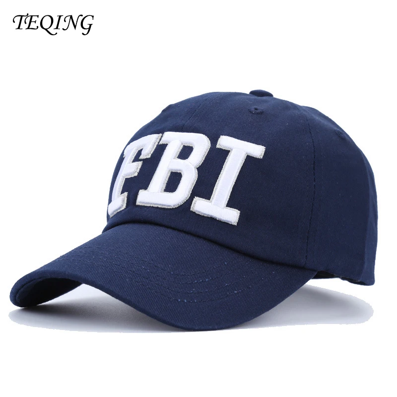 TEQING 2017 новое поступление осенняя бейсбольная кепка FBI шапки с вышивкой