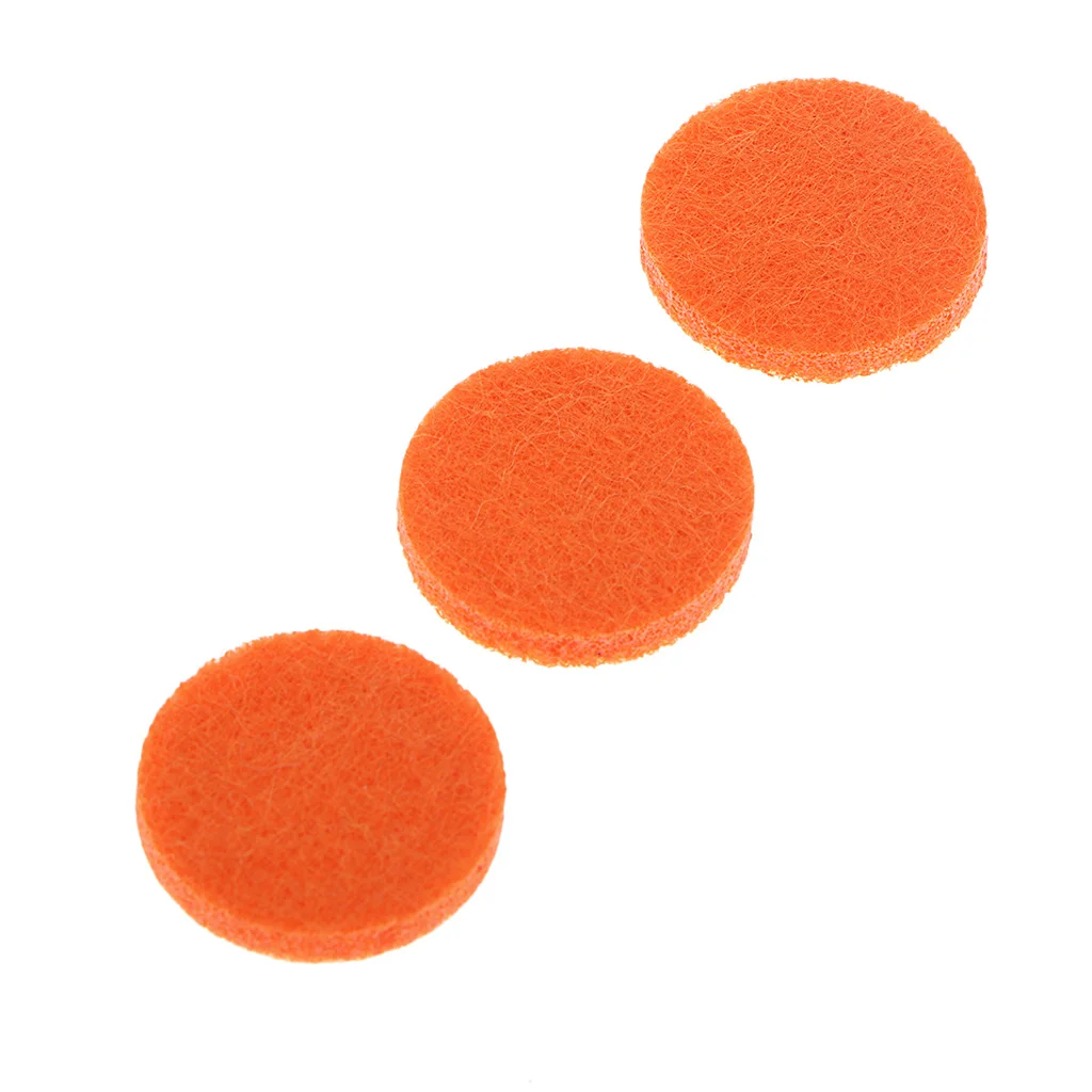 200Pcs 21mm Oil Pad Felt Pads Round Refill Pads for 25mm Perfume Locket Essential Oil Diffuser Locket Pendant Necklace Car Vent