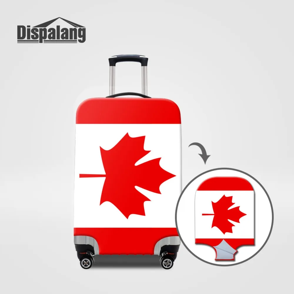 

Canada Flag Printed Travel Luggage Cover Waterproof Dustproof Protect Baggage Apply To 18-32 Inch Suitcase Organizer Accessories