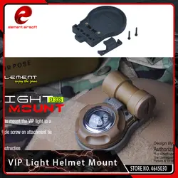 Элемент Airsoft тактический SOS VIP безопасности сигнала Strobe Light Крепление на шлем с Magic Tape военные охотничий шлем аксессуары