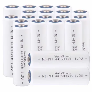 

Lowest price 20 piece AA battery 1.2v batteries rechargeable 1500mAh nimh battery for power tools akkumulator