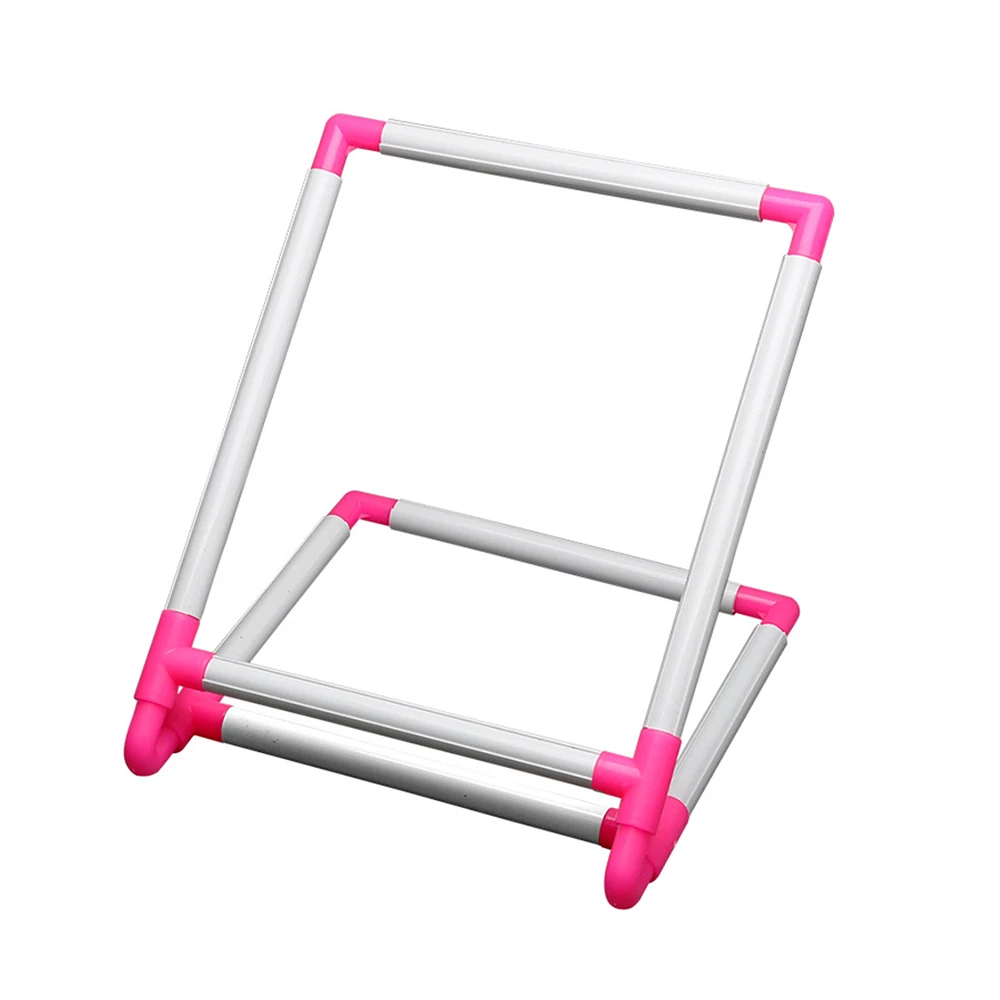 

Rack Plastic Hoop Clip Stitch Craft 2019 Frame Sewing Cross Support PVC DIY New Stand Holder Embroidery Universal Tool