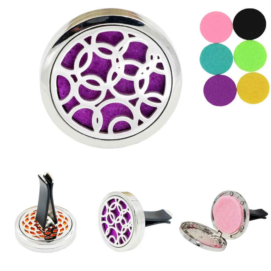 New 6Colors Car Perfume Diffuser 1PC Auto Vent Freshener Essential Oil Gift Locket Cars Decor Clip 35 | Автомобили и мотоциклы
