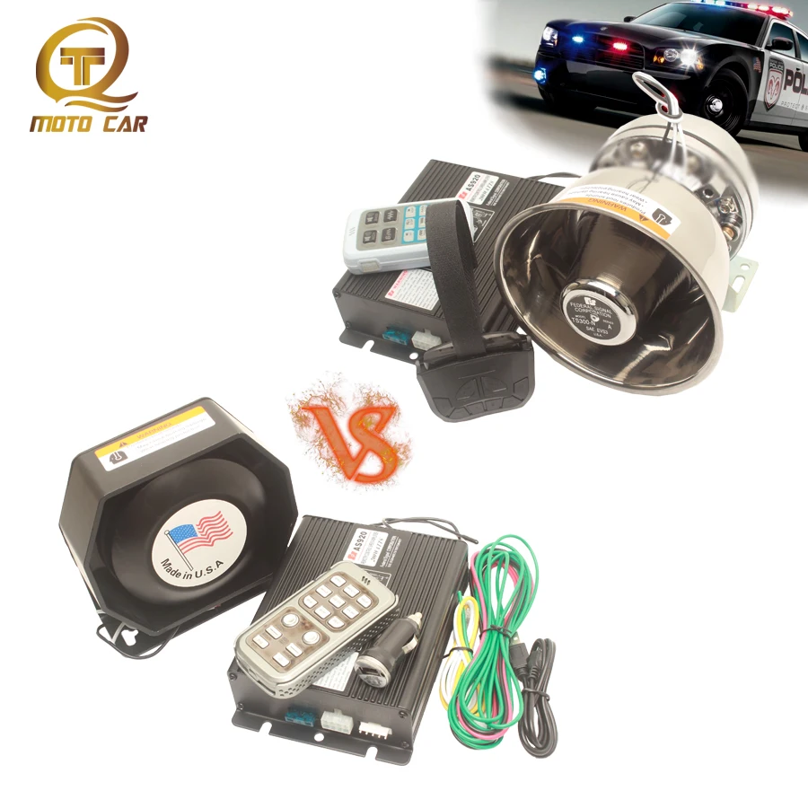 

Car Train Electr Horn Amplifier Loudspeaker Alarm Waring Police Siren 12 Sound Megaphone Wireless Control Speaker PA MIC system