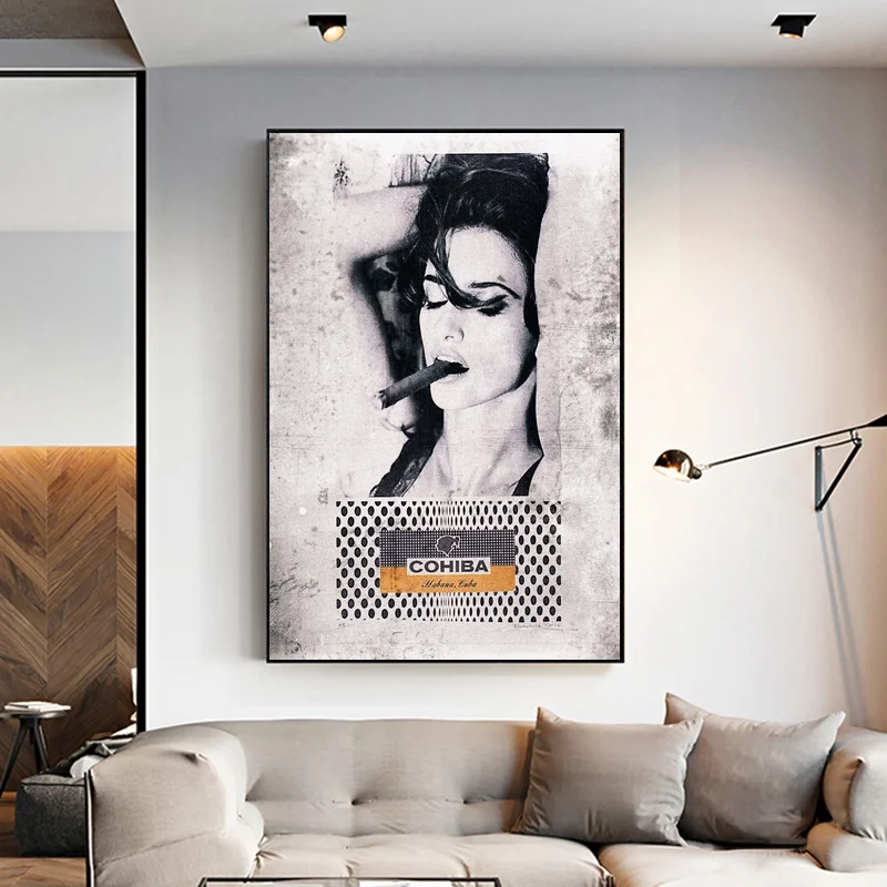 

Amy Winehouse Music Star Canvas Art Painting Print Wall Poster for Living Room Decoration