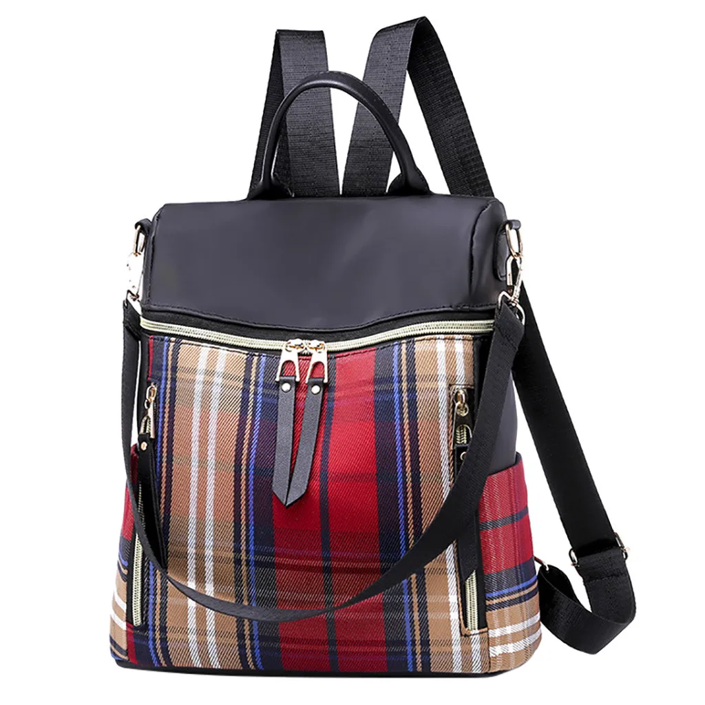 Женский модный рюкзак, водонепроницаемая нейлоновая сумка, противоугонная сумка, женская сумка на плечо, Повседневная дорожная сумка для школы