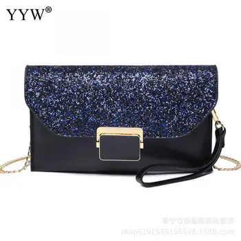 

Women Crossbody Shoulder Bag Clutch New Arrive Sequins Female Shoulder Bag Bling Leisure 2019 Summer Fashion Handbags Pouch