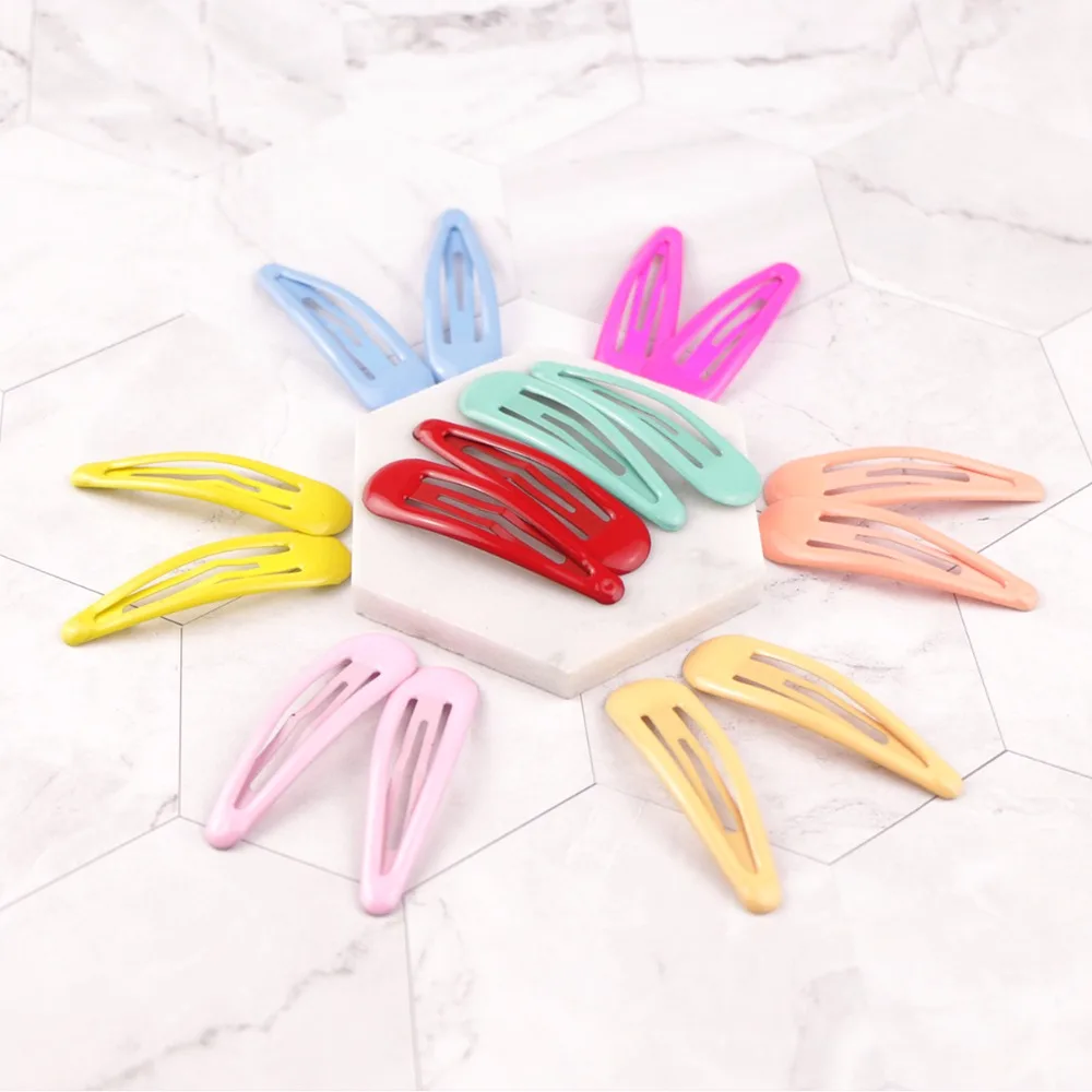 

2PCS Colorful Lovely Girl Fashion Candy Color Cartoon Hairpins BB Clip Accessories Handmade Child Hair Accessories Kids Headwear