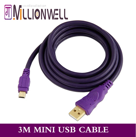 Millionwell Mini Usb Cable 3m Date Sync Charger Cable For Cellular