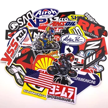 

1 bag Moto accessory stickers For Toy Luggage Skateboard Phone On Laptop Moto Bicycle Wall Guitar Stickers