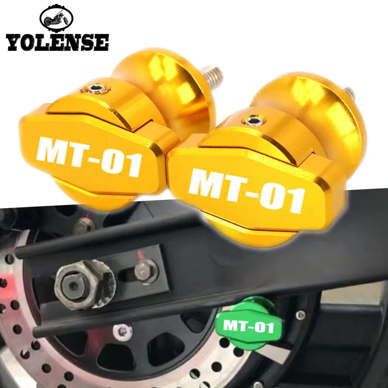 

For YAMAHA MT-01 MT01 MT 01 Motorcycle CNC Frame Stands 6MM Screws sliders Swingarm Spools Slider M6