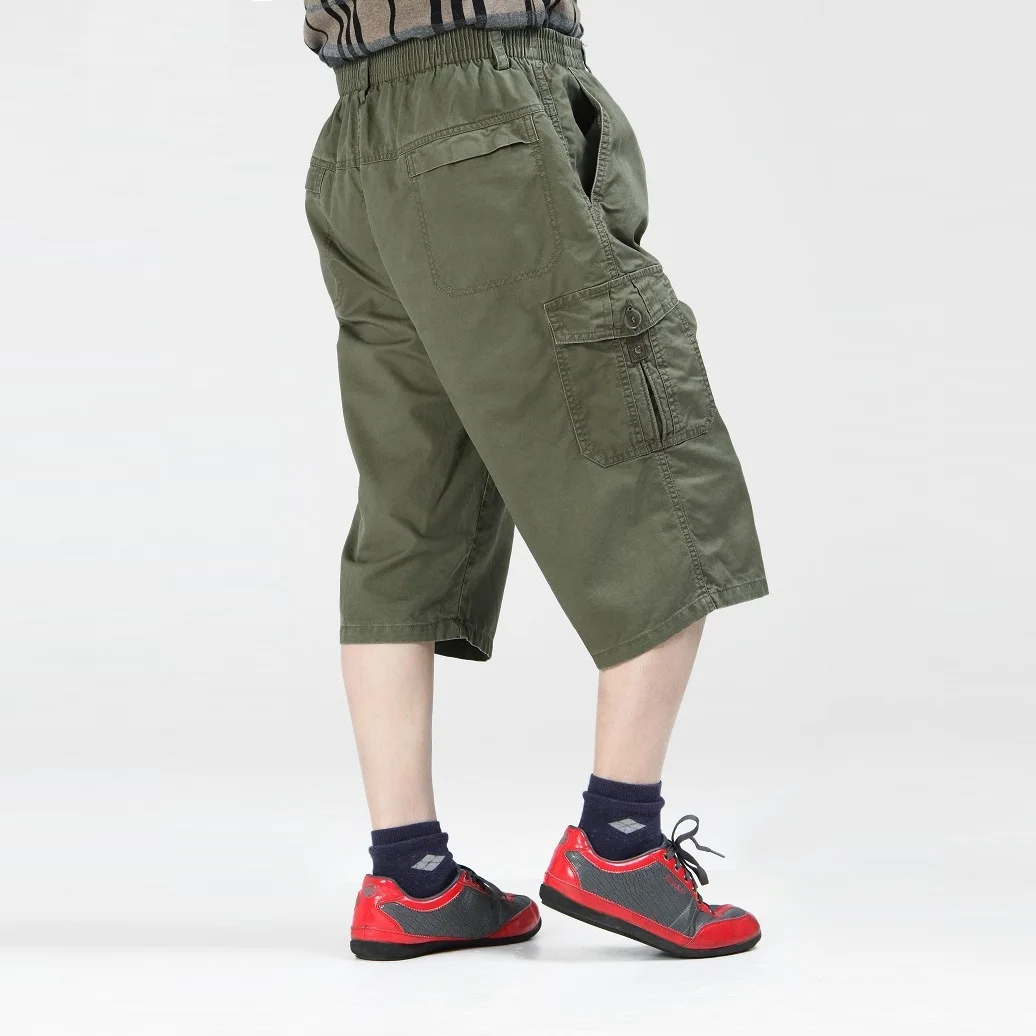 Mens Long Khaki Shorts - Hardon Clothes