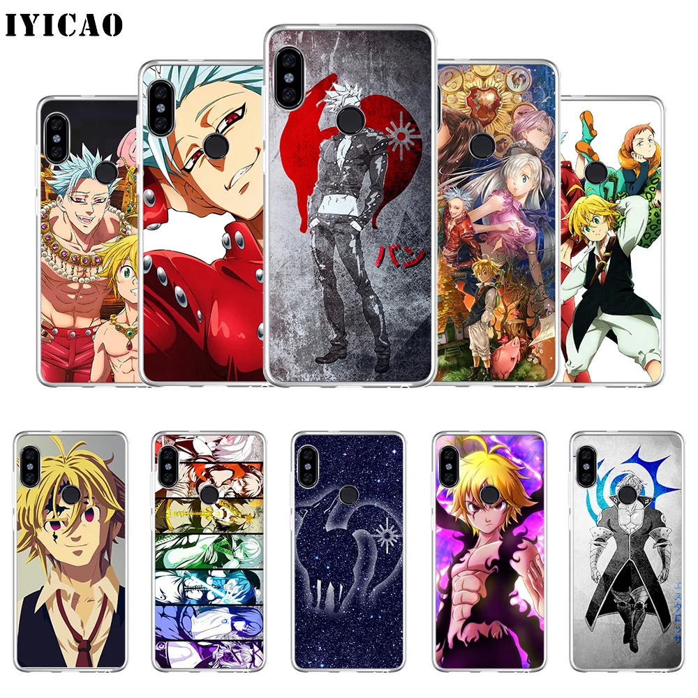

IYICAO The Seven Deadly Sins Soft Silicone Phone Case for Xiaomi Redmi 4A 5A 6A Note 7 6 5 Pro Plus Redmi 4X 5A Prime Cover