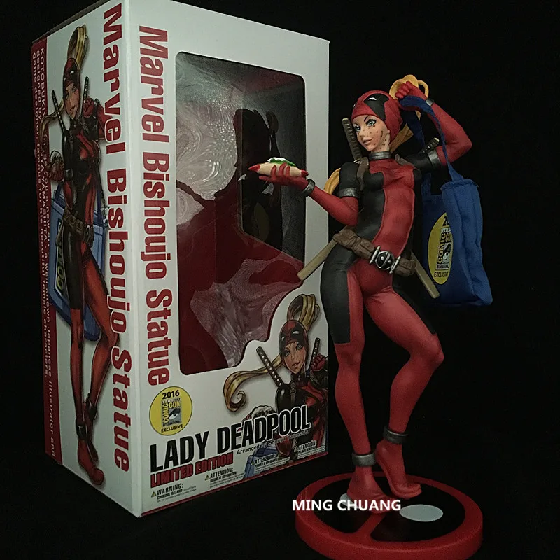 X-Men Lady Deadpool Cyclops Ajax Weasel Jeremy Piotr Rasputin ПВХ фигурка Коллекционная модель игрушки 23 см