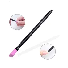 ATOMUS Professional Nail Stick Manicure Nail Polishing Stick Pedicure Cuticle Pusher Care Tool Washable Rose&Pink Color pink plastic useful nail cuticle pusher stick spoon for sticker manicure accessory salon care tools nc370x5