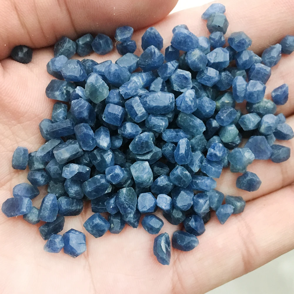 100 г голубой камень корунд, красный корунд, сапфир, рубин необработанный драгоценный камень рейки целебные кристаллы минералы образец для изготовления ювелирных изделий