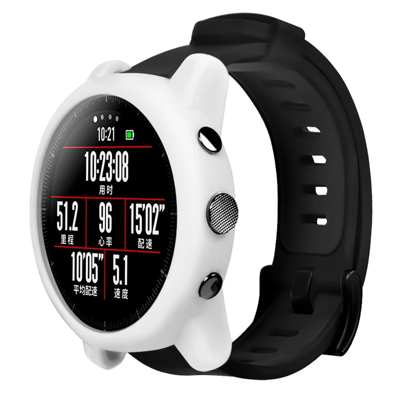 Силиконовый чехол для Xiaomi Huami Amazfit Pace Stratos 2/2S Smart Wacth, защитный чехол s, мягкий чехол, аксессуары для Amazfit Pace 2