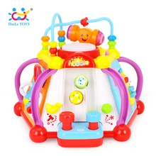 Baby Toys Happy Small World Puzzle Brinquedos para Bebe Early Development Toys Multifunctional Game Toys for Children Xmas Gifts