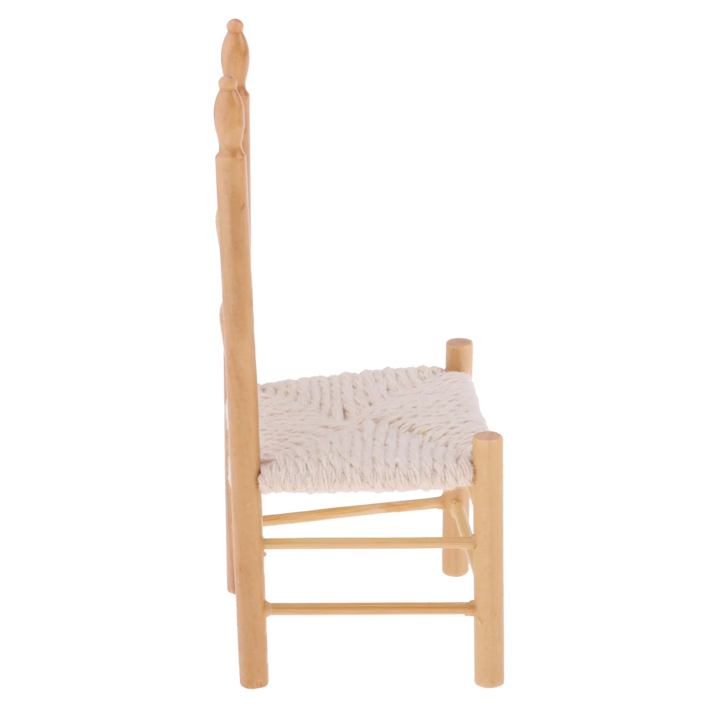 Dining Table Chair Model for 1:12 Scale Dollhouse Miniature Living Room Furniture #1