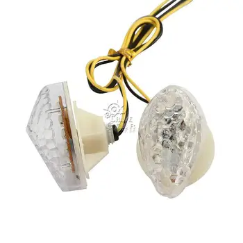 

Clear LED Flush Mount Motorcycle Turn Signal Fit For Honda CBR 600RR 1000RR 900 919 929 RR 600 F4 F4i