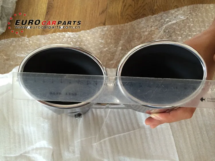 Hot sale ML63 exhaust tips fit for MB M-class ML W164 to ML63 A-style W164 muffler tips with A logo (14)