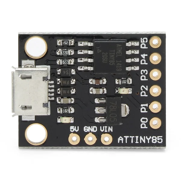 Haoyishang Cjmcu Attiny85 miniature Microcontrôleur carte de développement Attiny85 Mini USB MCU Petite carte de développement 