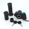 Black EVfitting Ignition half twist gas handle with battery status digital display Lithium battery Electric Bike Throttle ► Photo 2/6