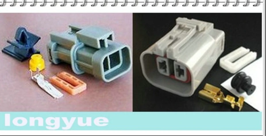 Longyue 10set 6 3mm Terminals And 2 Way Connector Case For Hitachi