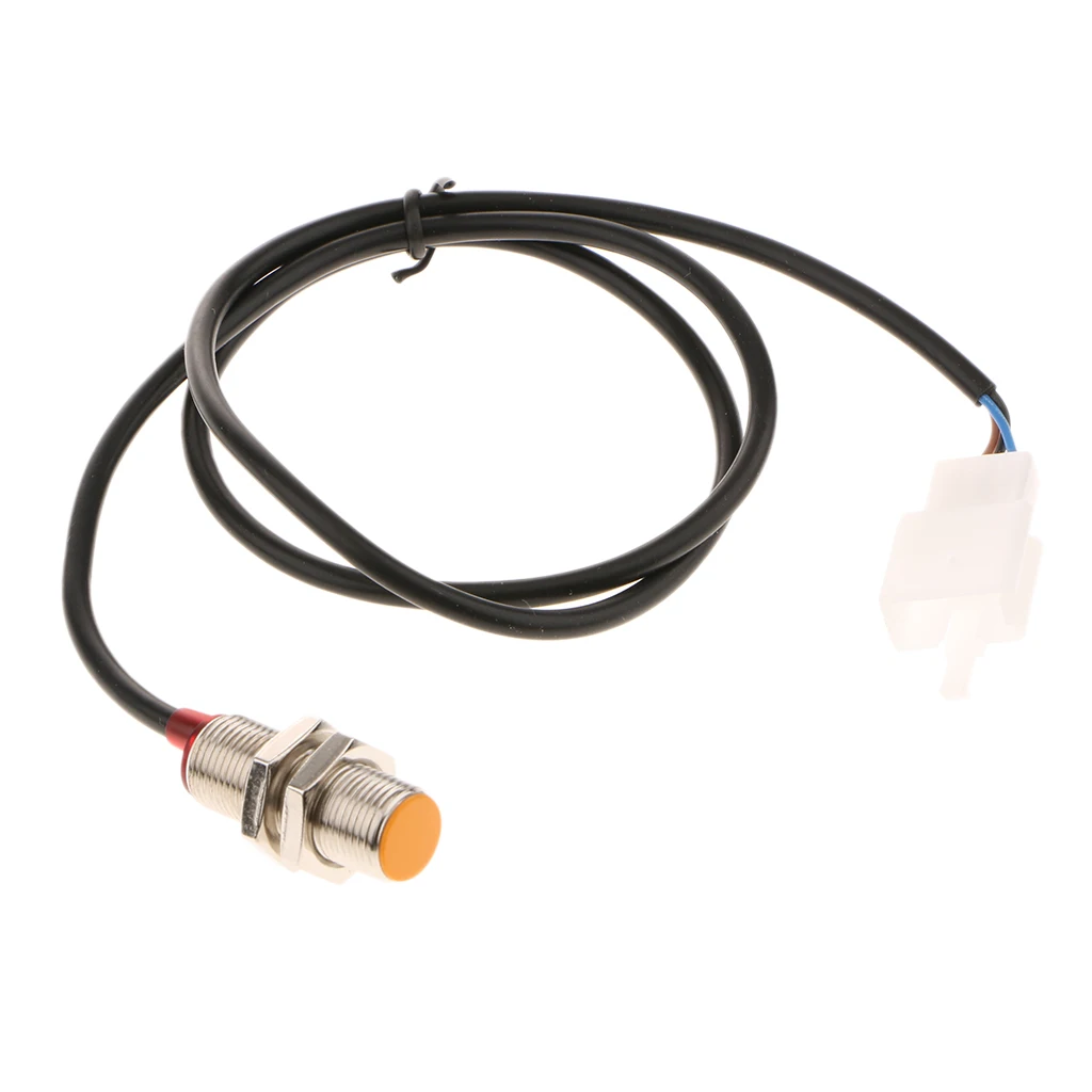 Digital Odometer Sensor Cable W/ Magnet For Motorbike Speedometer Tachometer Car Accessories