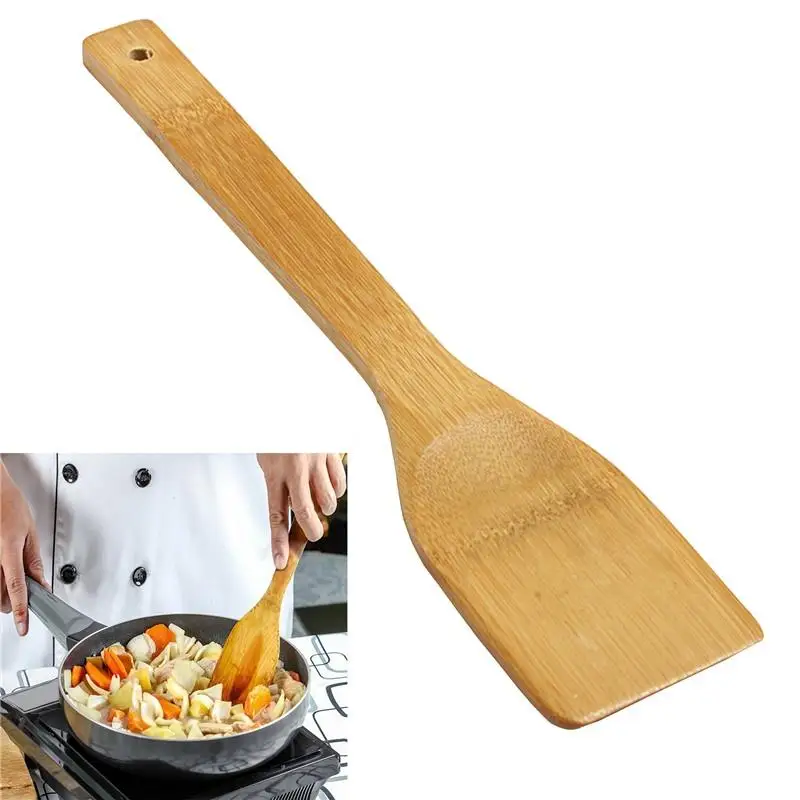 Buy 1PC Non Stick Pan Bamboo Spatula Pot Spatula
