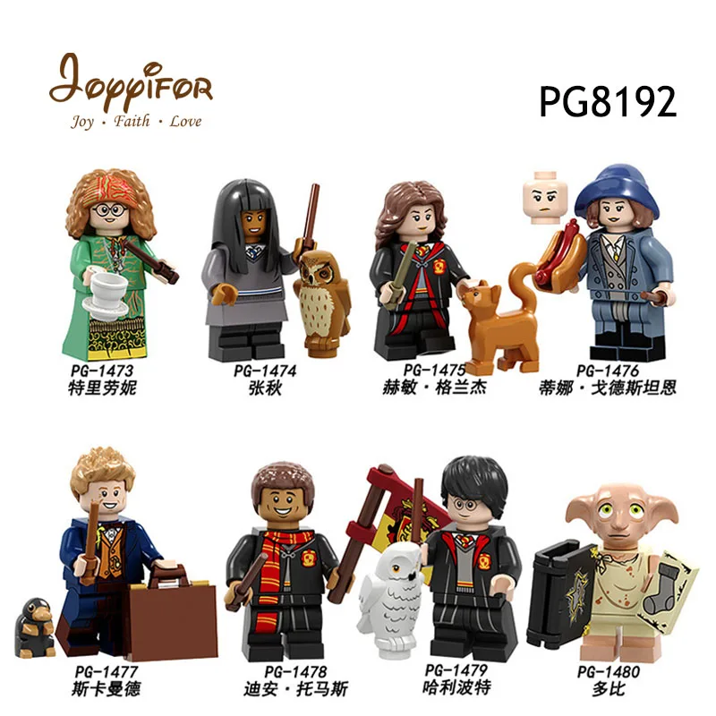 

Joyyifor Harry Potter Elf Dobby Hermione Magic wand Owl Mini Figure LegoINGlys Building Blocks Toys For Children Gifts PG8192
