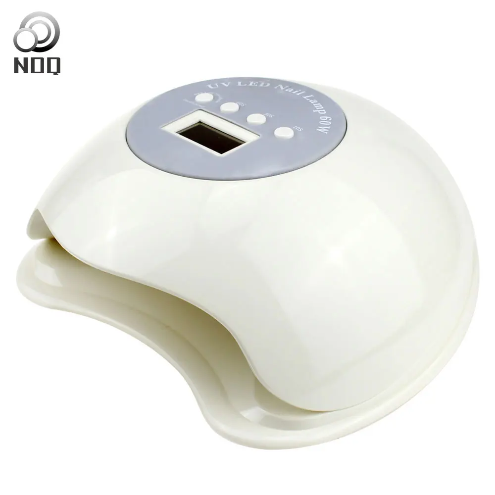 

NOQ Newest LCD Display 60W Professional Nail Dryer With timer button Gel Polish UV Lamp Light Therapy Lamp Nail Art Tool
