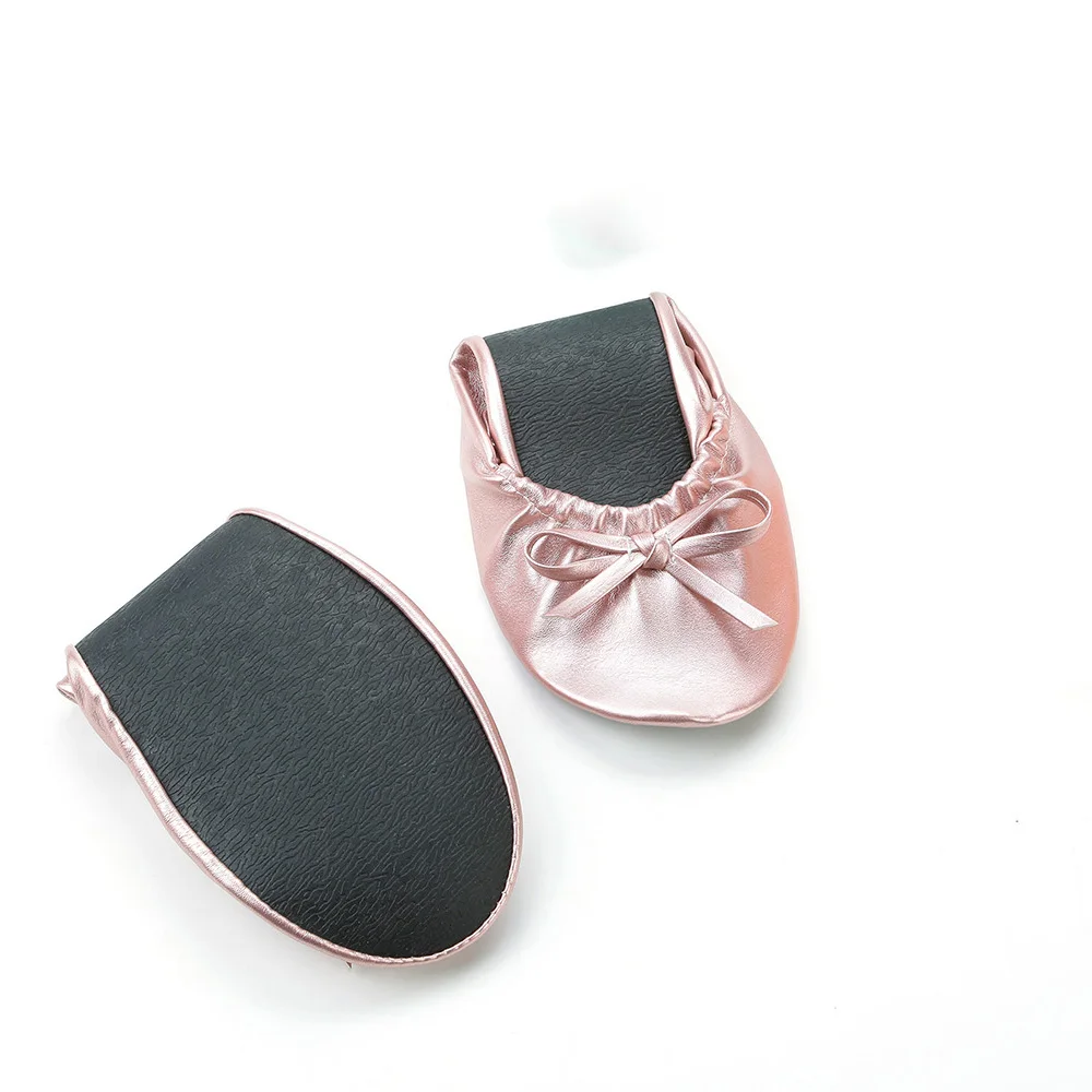 Rose gold Foldable Flats Slippers for 