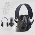 TAC 6S Foldable Design Anti Noise Noise Canceling Tactical Shooting Headset Soft Padded Electronic Earmuff for Sport Hunting|Ear Protector| | -