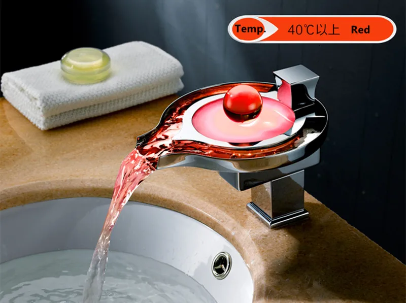 red faucet